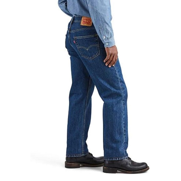 Levi's Men's 550 Relaxed Fit Jeans Dark Stonewash, 40W x 30L * men913 - Picture 4 of 9